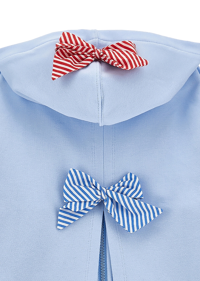 Кофта, з капюшоном, Блакитний, MONNALISA Італія, 26VL