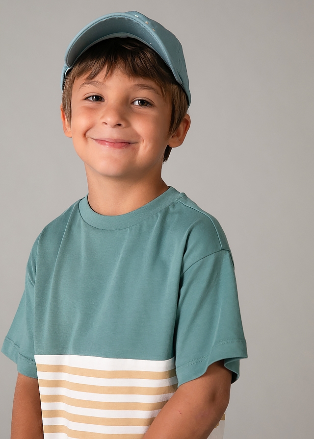 Комплект, Футболка 2 шт. + шорти, Зелений, Mayoral Іспанія, 26VL