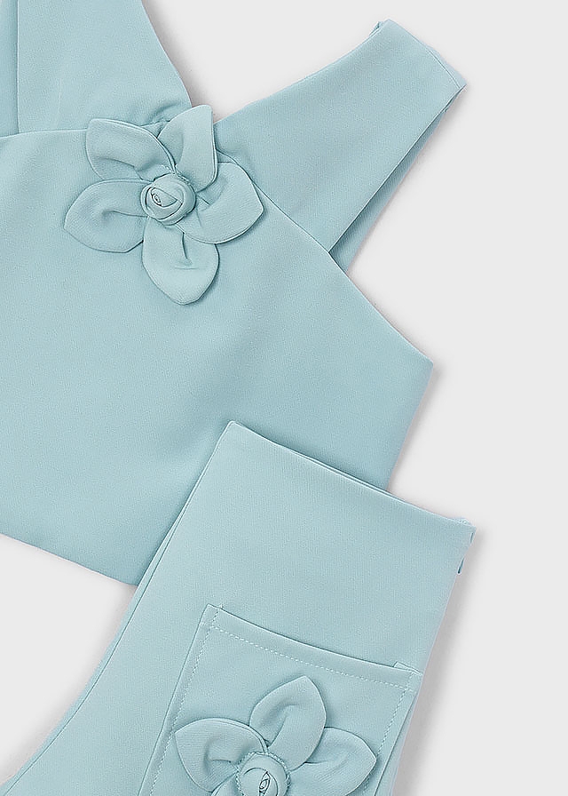 Комплект, Топ + шорти, М'ятний, Mayoral Іспанія, 26VL