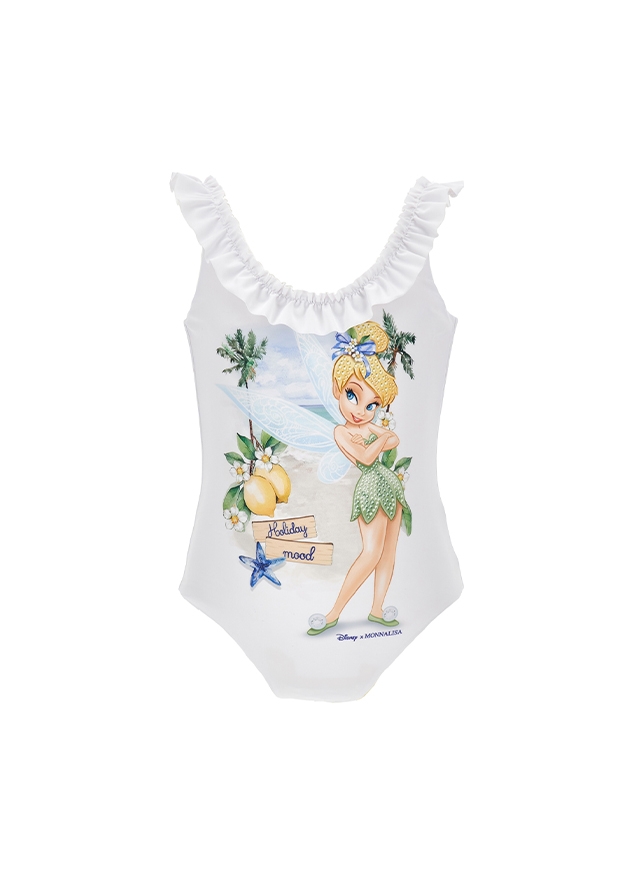 Купальник, суцільний + сумочка, Білий, MONNALISA Італія, 26VL