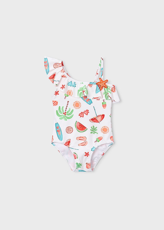 Купальник, суцільний, Кремовий, Mayoral Іспанія, 26VL Купальник, суцільний, Кремовий, Mayoral Іспанія, 26VL