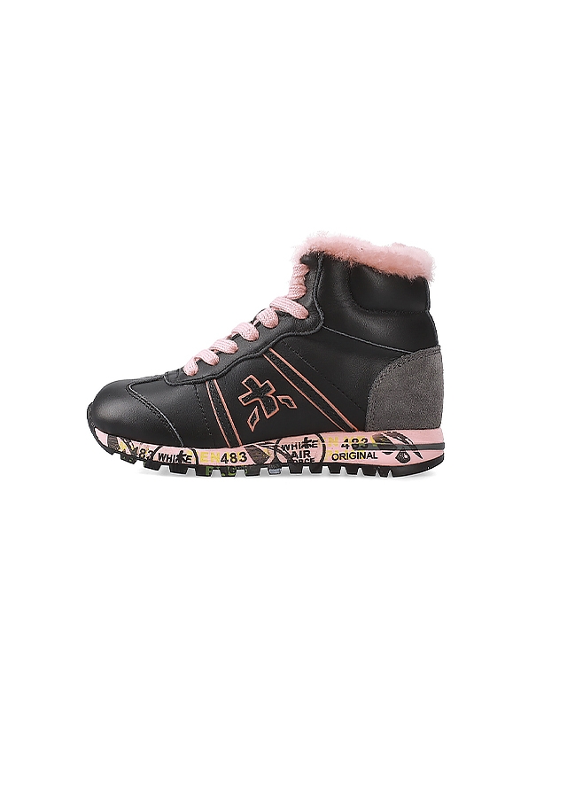 Черевики, всередені хутро, Чорний, Premiata Італія, 26OZ