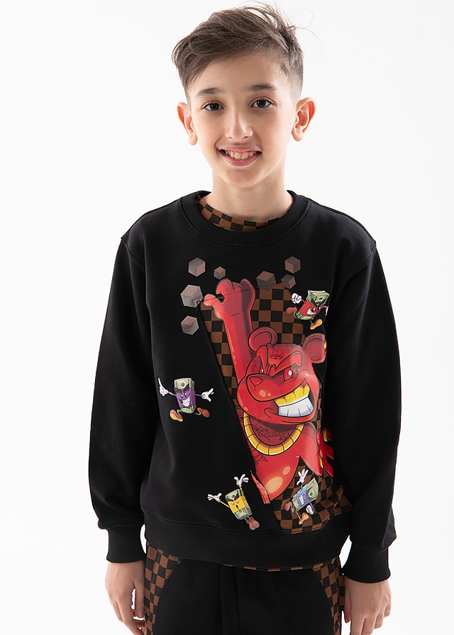 Пуловер, Чорний, SPRAYGROUND США, 26VL