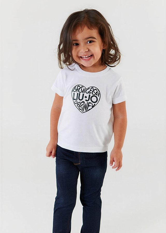 Футболка, + чорна сумка, Білий, LIU JO Італія, 26VL Футболка, + чорна сумка, Білий, LIU JO Італія, 26VL