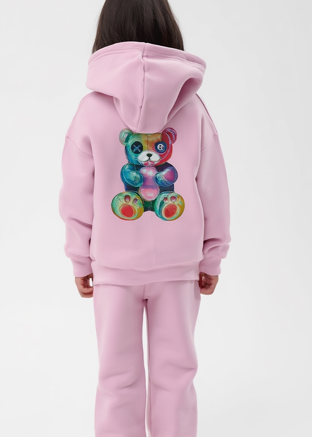 Пуловер, з капюшоном (бавовняна підкладка), Рожевий, BARROW Kids Італія, 26VL Пуловер, з капюшоном (бавовняна підкладка), Рожевий, BARROW Kids Італія, 26VL