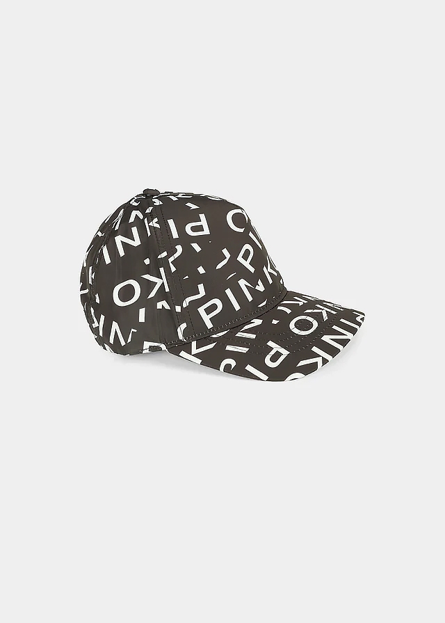 Головний убір Кепка, (білі написи), Чорний, PINKO UP Італія, 26OZ