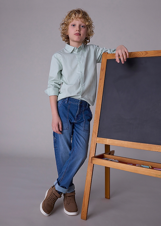 Штани, Джинси, Синій, Mayoral Іспанія, 26OZ