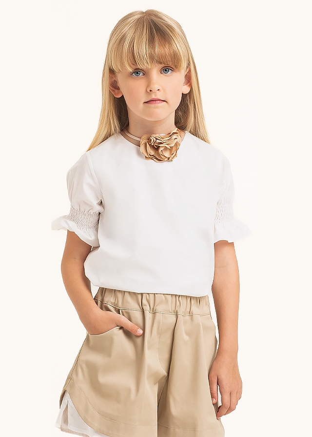 Футболка, Блуза, Білий, VICOLO Італія, 25VL