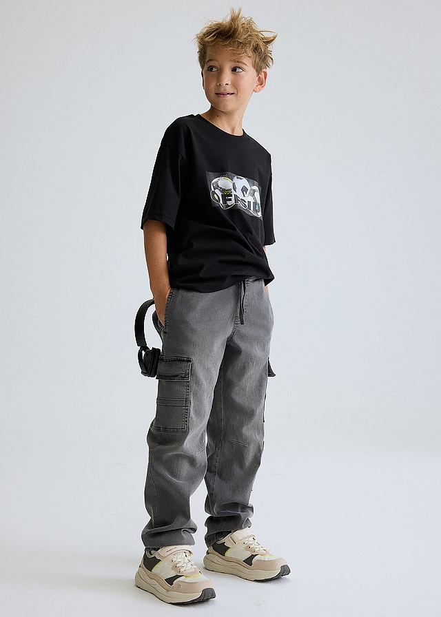 Футболка, Чорний, Mayoral Іспанія, 26VL