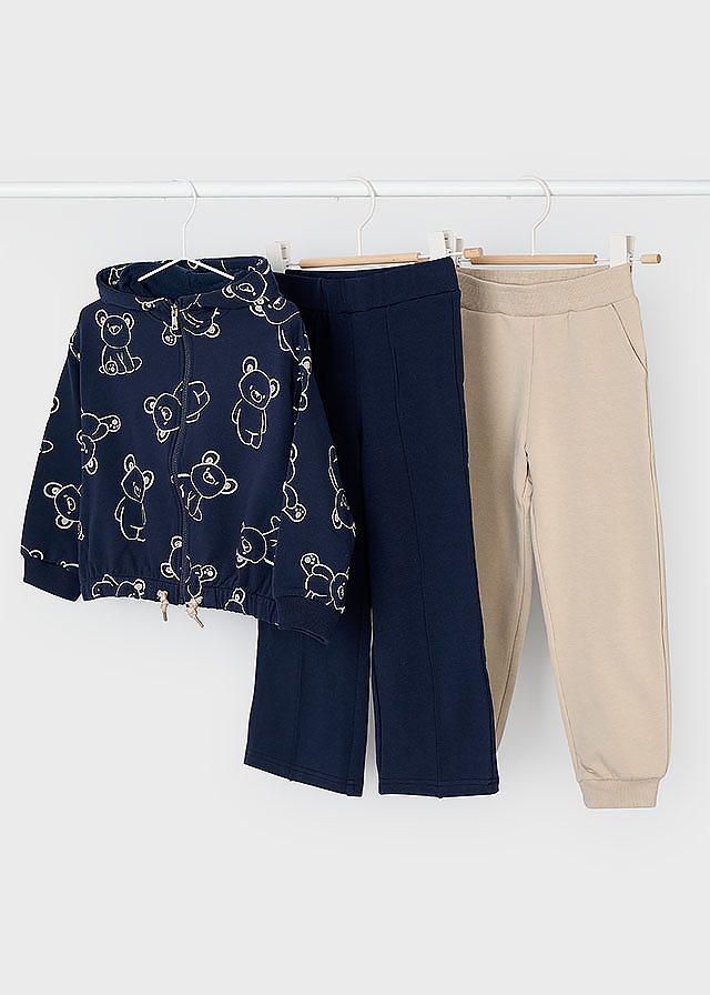 Комплект, Кофта + штани 2 шт. (легке утеплення), Темно-синій, Mayoral Іспанія, 26OZ