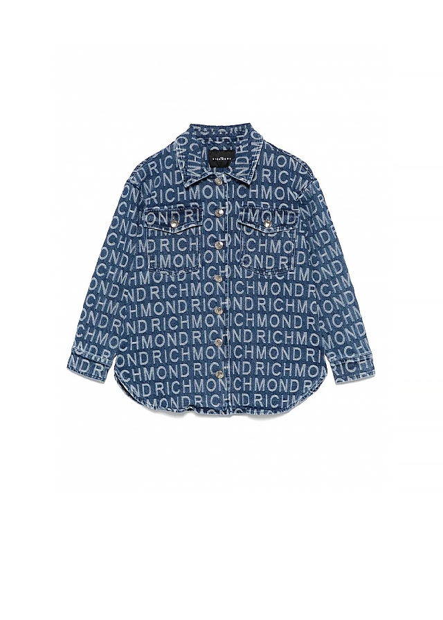 Піджак, сорочка джинсова, Синій, RICHMOND Італія, 25VL