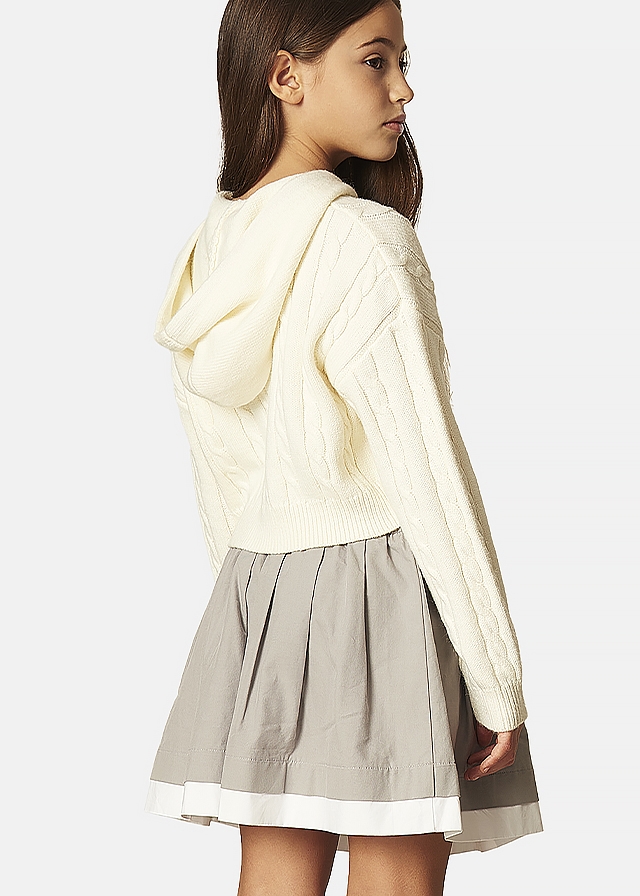 Кофта, з капюшоном, Кремовий, RefrigiWear Італія, 25OZ