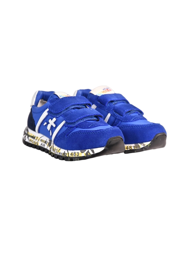 Кросівки, на липучках, Синій, Premiata Італія, 26VL
