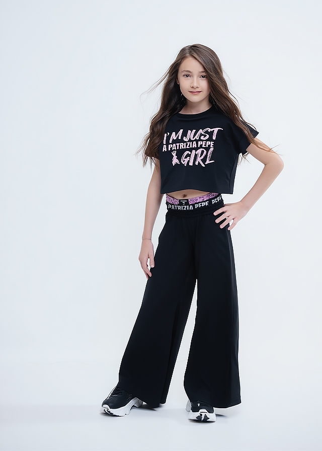Футболка, Топ, Чорний, Patrizia Pepe Італія, 26VL