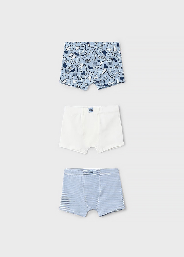 Білизна, Труси 3 шт, Блакитний, Mayoral Іспанія, 25VL