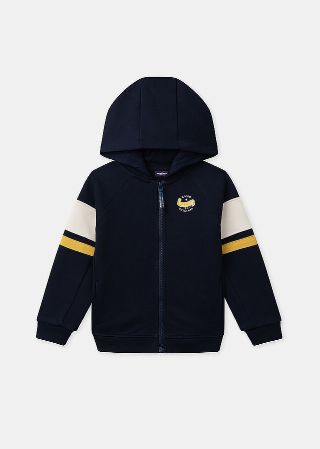 Кофта, утеплена, з капюшоном, Темно-синій, Sergent Major Франція, 26OZ