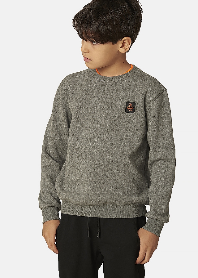 Пуловер, утеплений, Сірий, RefrigiWear Італія, 25OZ