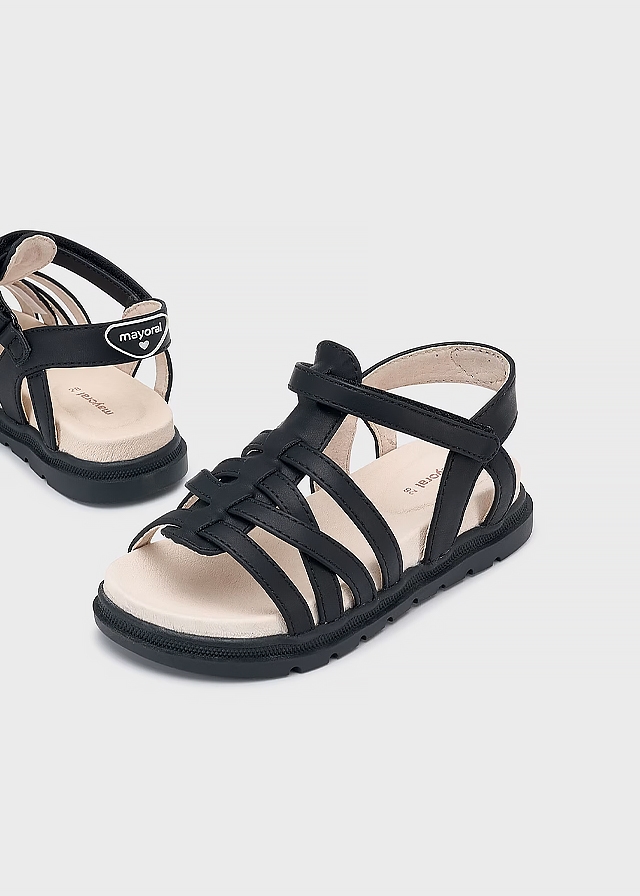 Сандалі, Чорний, Mayoral Іспанія, 25VL