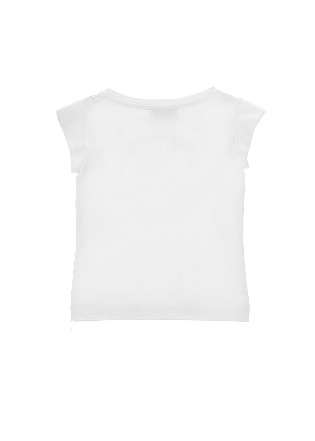 Футболка, Білий, MONNALISA Італія, 26VL