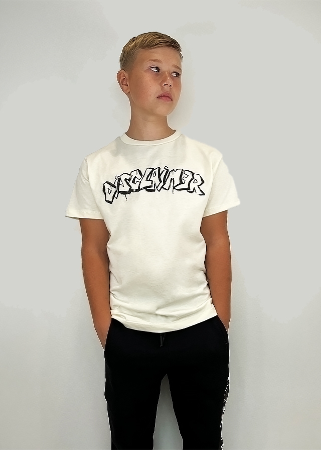 Футболка, Бежевий, DISCLAIMER Італія, 25OZ