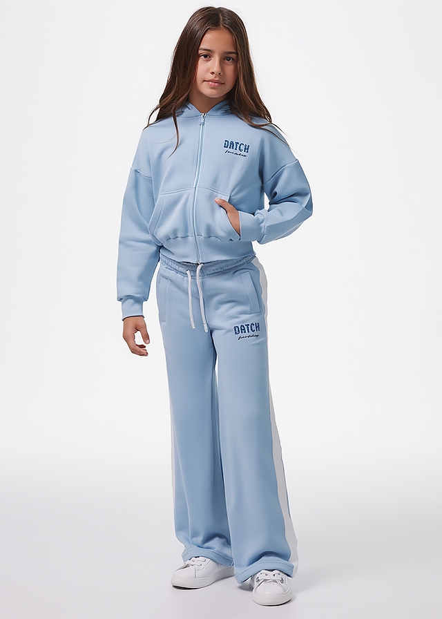 Кофта, з капюшоном, Блакитний, DATCH Італія, 26VL