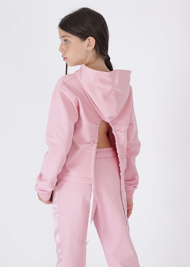 Кофта, з капюшоном, Рожевий, DATCH Італія, 25VL