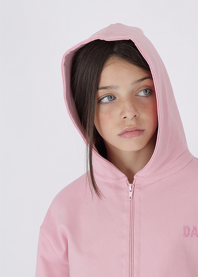 Кофта, з капюшоном, Рожевий, DATCH Італія, 25VL