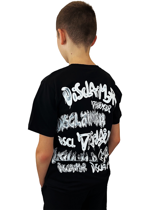 Футболка, Чорний, DISCLAIMER Італія, 26OZ