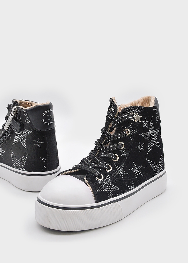 Кеди, високі, Чорний, Mayoral Іспанія, 26OZ