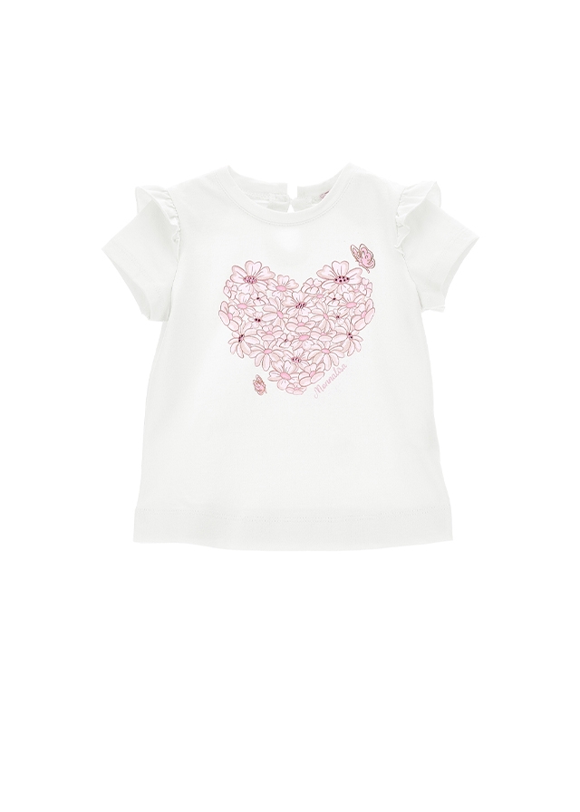 Футболка, Кремовий, MONNALISA Італія, 26VL