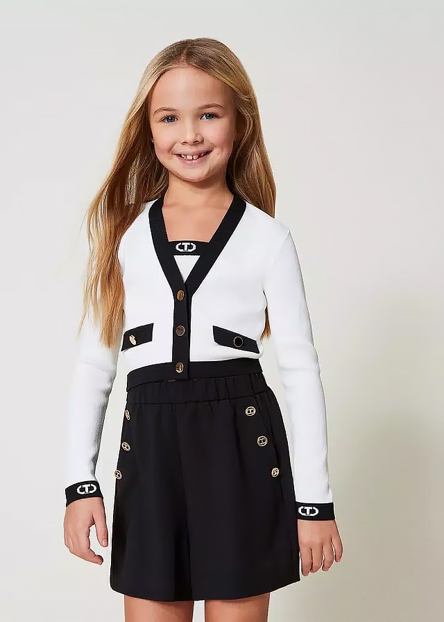 Кофта, Білий, TWINSET Італія, 25VL