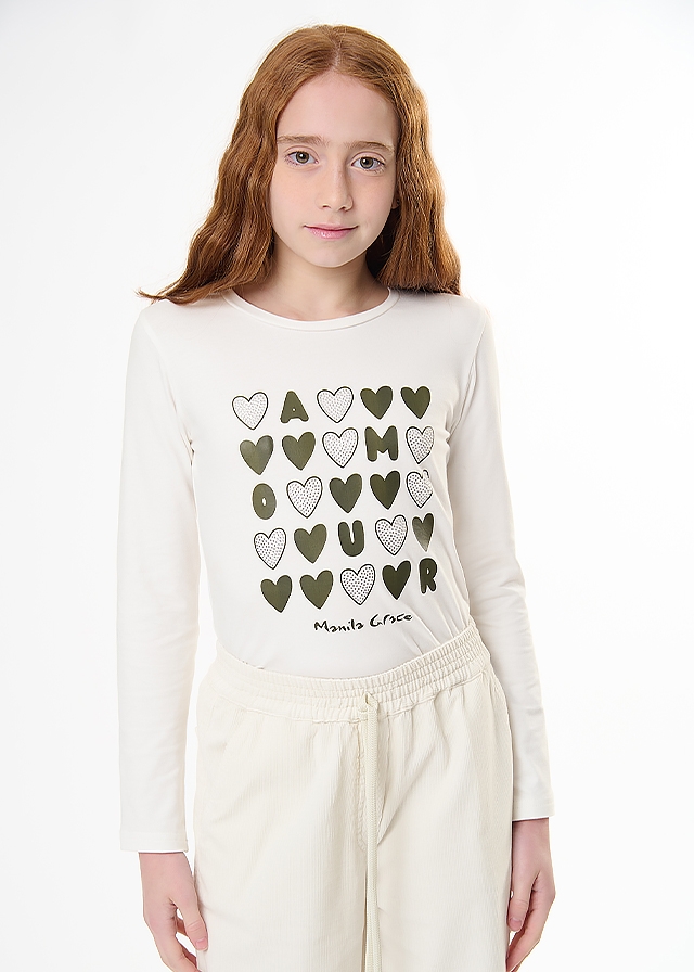 Джемпер, Кремовий, Manila Grace Італія, 26OZ