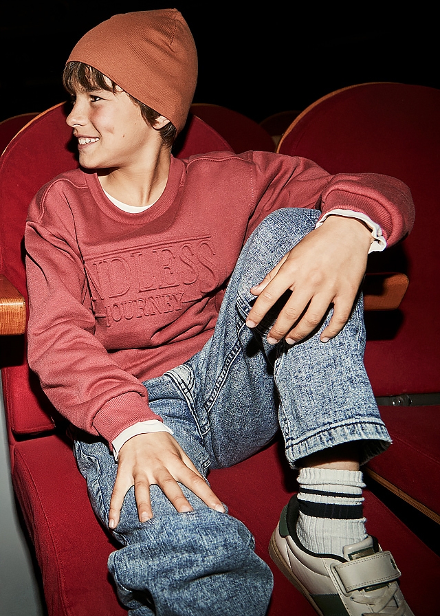 Пуловер, утеплений, Бордовий, Mayoral Іспанія, 26OZ