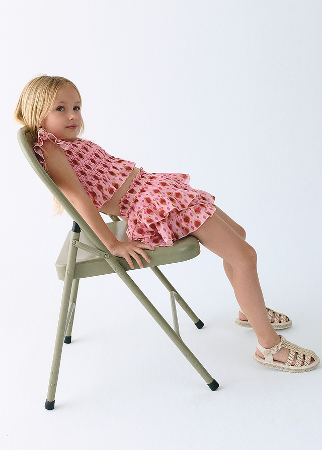 Шорти, - спідниця, Рожевий, Mayoral Іспанія, 26VL