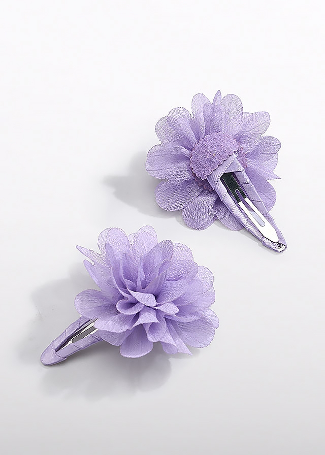 Заколка для волосся 2 шт., Бузковий, AbelLula Іспанія, 25VL