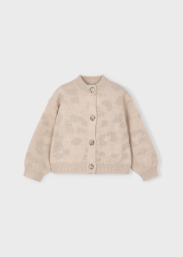 Кофта, в'язана, Бежевий, Mayoral Іспанія, 26OZ