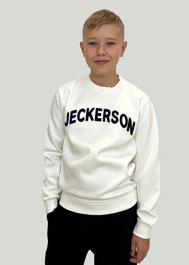 Пуловер, Білий, JECKERSON Італія, 25OZ