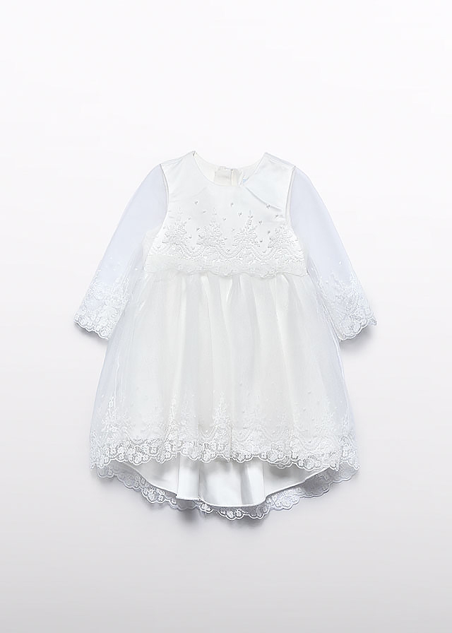 Сукня, довгий рукав, Білий, AbelLula Іспанія, 26OZ