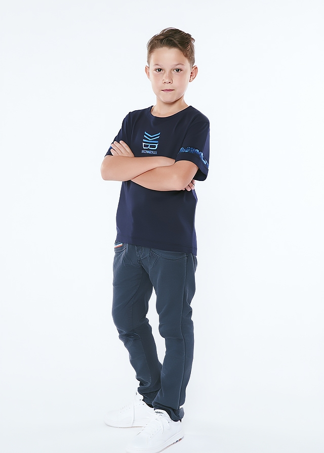 Футболка, Темно-синій, Bikkembergs Італія, 26VL