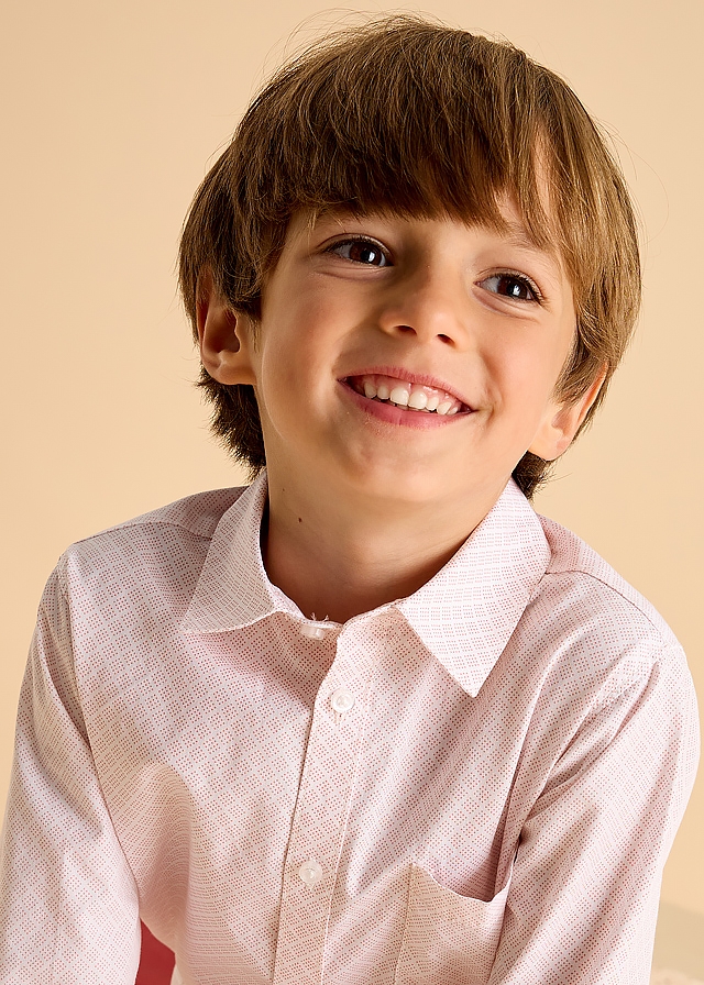 Сорочка, довгий рукав, Рожевий, Mayoral Іспанія, 25VL