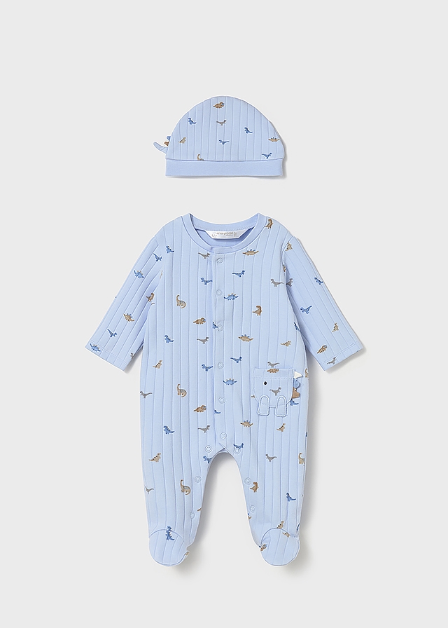Комбінезон, + шапочка, Блакитний, Mayoral Іспанія, 26OZ