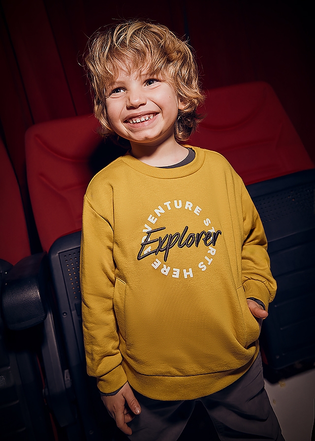 Пуловер, утеплений, Бурштиновий, Mayoral Іспанія, 26OZ