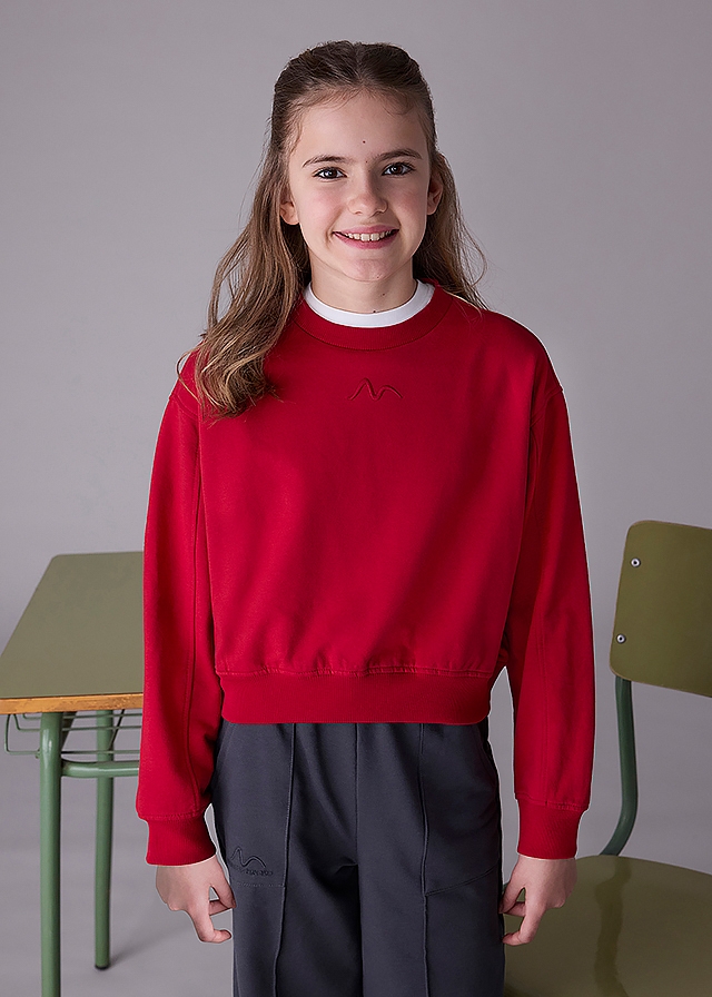 Пуловер, (легке утеплення), Червоний, Mayoral Іспанія, 26OZ