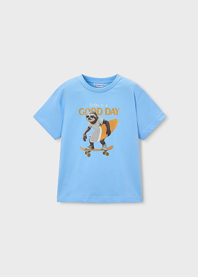 Футболка, Блакитний, Mayoral Іспанія, 26VL