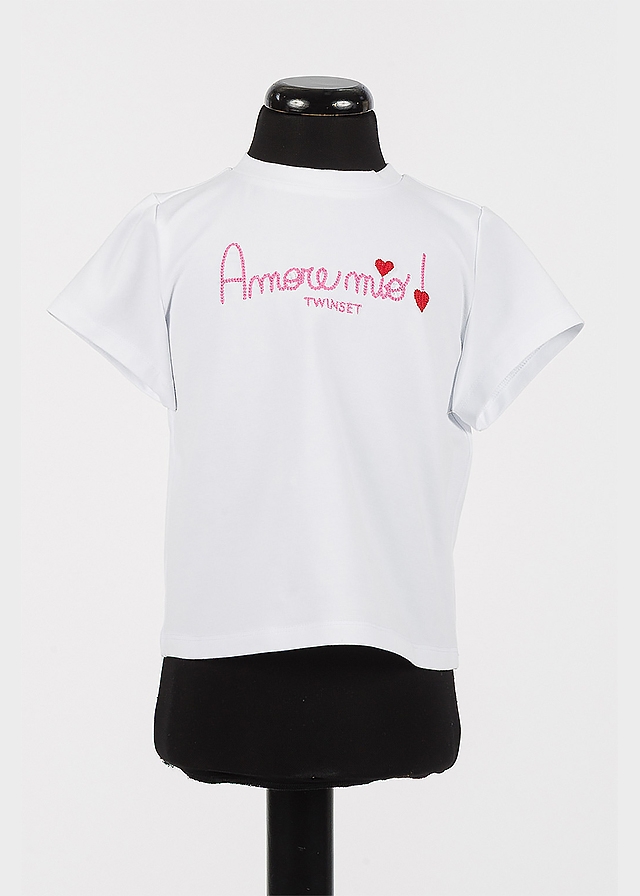 Футболка, Білий, TWINSET Італія, 26VL