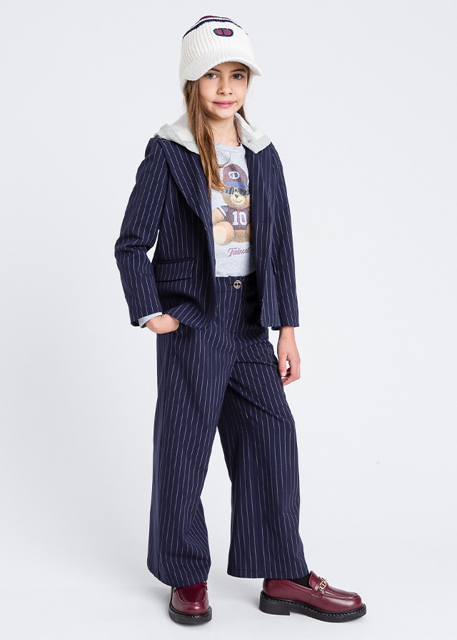 Штани, Темно- синій, TWINSET Італія, 26OZ