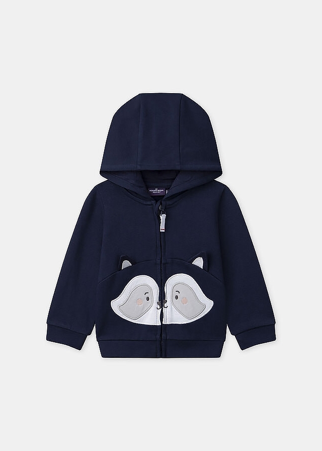 Кофта, утеплена, з капюшоном, Темно-синій, Sergent Major Франція, 26OZ