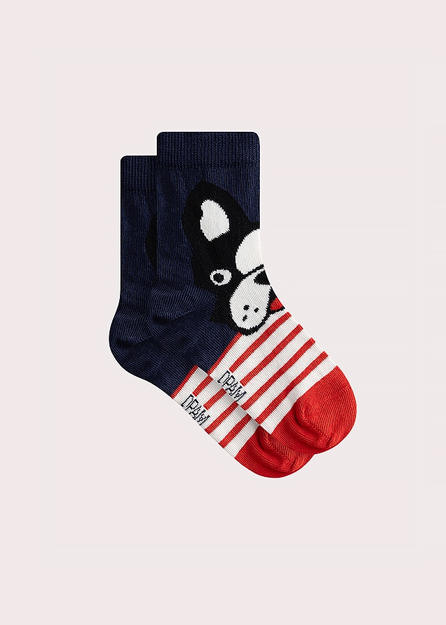 Шкарпетки, Темно-синій, Du pareil au meme Франція, 25VL