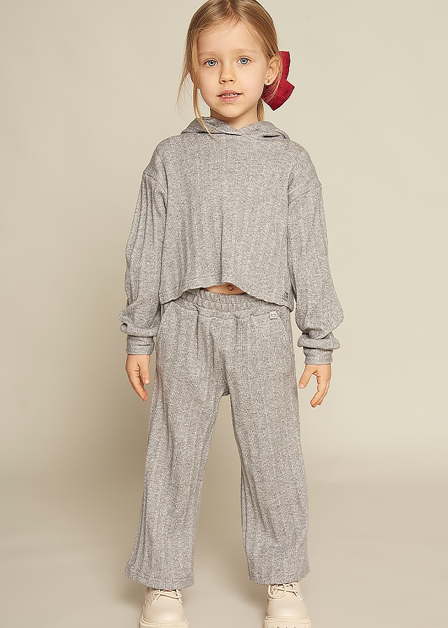 Джемпер, з капюшоном, Сірий, Manila Grace Італія, 25OZ