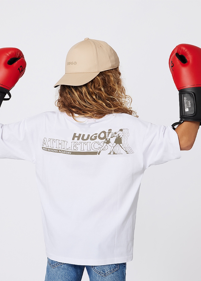 Футболка, Білий, HUGO Німеччина, 26OZ